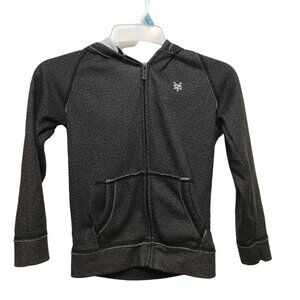 Zoo York Women Hoodie Jacket Grey Medium 100% Polyester